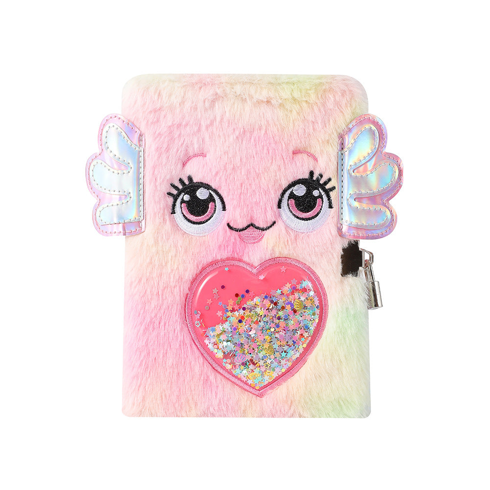 Wholesale Cartoon plush book with a lock